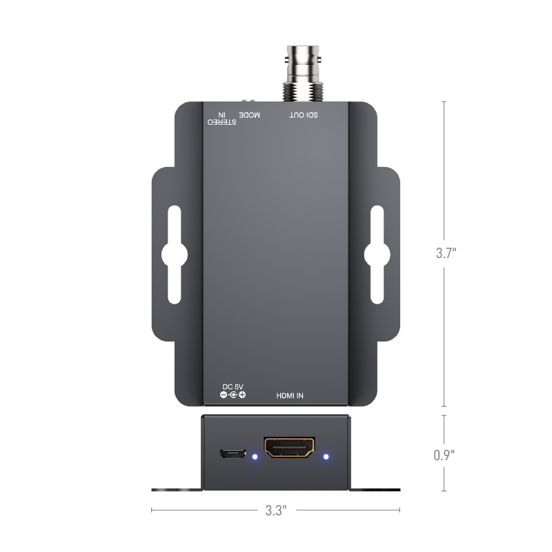 HDMI to 3G/HD/SD-SDI Converter with Audio Embedder | GoMax Electronics ...